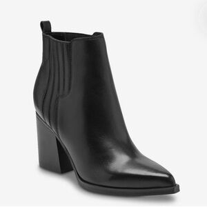 Marc Fisher Sleek Black Ankle Boots